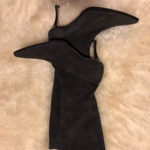 Manolo blahnik suede boots